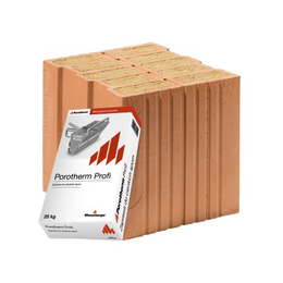Керамический блок Porotherm 30 1/2 T Profi (половинчатый блок)