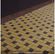 Изображение 5 Тротуарная плитка Квадрат Средний (160х160). Золотой Мандарин