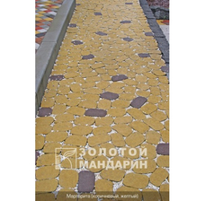Изображение 6 Тротуарная плитка Маргарита без фаски. Золотой Мандарин