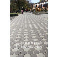 Изображение 7 Тротуарна плитка Сота (140х125). Золотий Мандарин