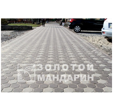 Изображение 8 Тротуарная плитка Сота (140х125). Золотой Мандарин
