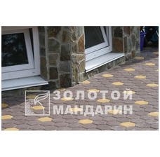 Изображение 9 Тротуарная плитка Сота (140х125). Золотой Мандарин