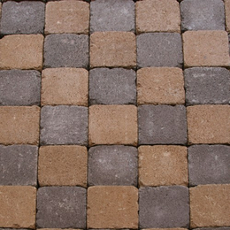Тротуарна плитка Квадрат Антік (160х160). Золотий Мандарин