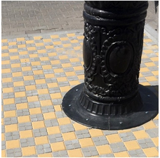 Изображение 4 Тротуарна плитка Шашка без фаски. Золотий Мандарин