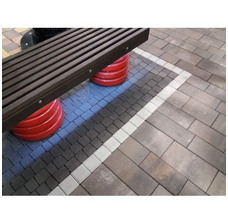 Изображение 5 Тротуарна плитка Шашка без фаски. Золотий Мандарин