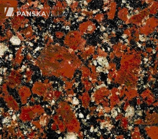 Натуральный камень Гранит красный GR2 Капустинский
