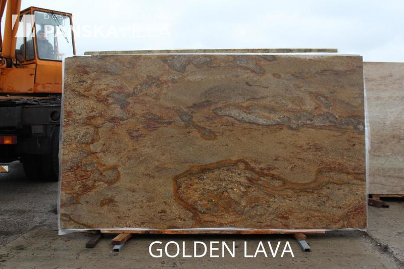 Натуральний камінь Граніт імпортний Golden Lava
