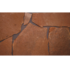 Изображение Песчаник красный обожженный рваный край 50 мм.