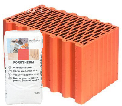 Керамический блок Porotherm Klima Profi 44