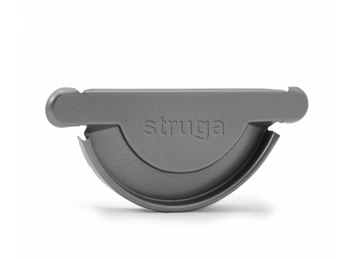 Водосток металевий Struga Заглушка ринви (діаметр 125 мм)