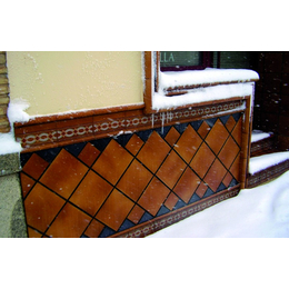 Напольная плитка Gresmanc  BASE 24X24 TRI?NGULO NEGRO 170X85 TABICA E-1