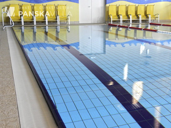 Плитка для бассейнов Interbau Blink Бассейны в спортивном клубе