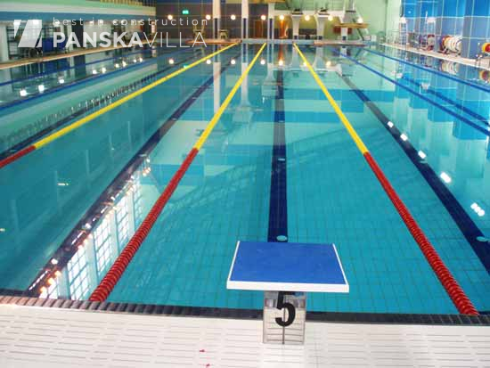Плитка для бассейнов Interbau Blink Бассейн в спорткомплексе