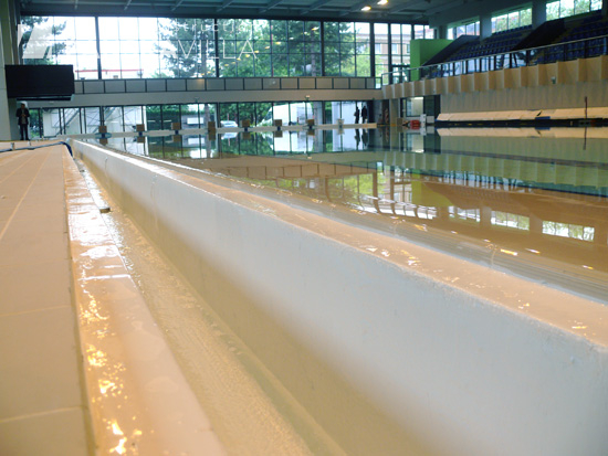 Плитка для бассейнов Interbau Blink Бассейн в спортивном комплексе Шарлеруа