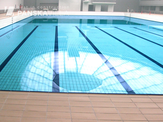 Плитка для бассейнов Interbau Blink Школьный бассейн крытого типа