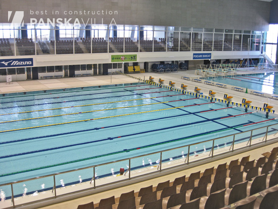 Плитка для бассейнов Interbau Blink Бассейн в спорткомплексе в Хамамацу