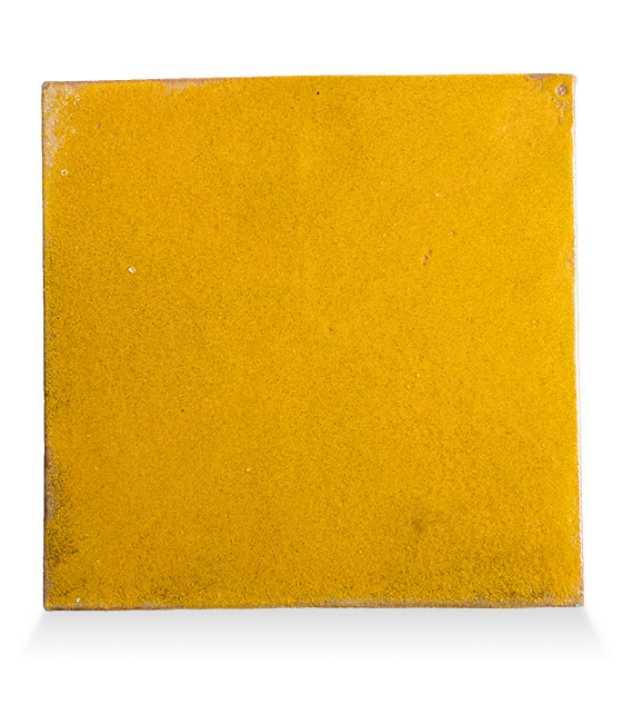 Напольная плитка FCB Желтая ручная работа, глазурованная