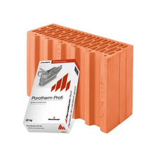Керамічний блок Porotherm 38 1/2 Profi (половинчастий блок)