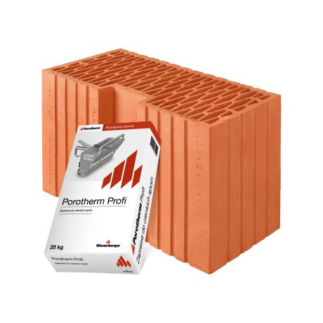 Керамический блок Porotherm 44 R Profi (угловой блок)