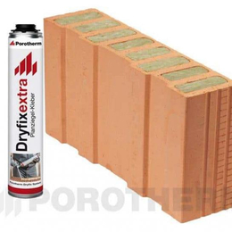 Керамічний блок Porotherm 50 1/2 T Dryfix (половинчастий блок)