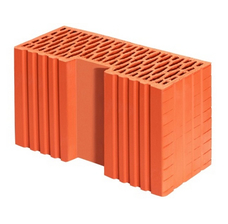 Керамічний блок Porotherm 44 P+W (кутовий блок)