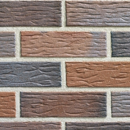 Клинкерный кирпич ABC Klinkergruppe 0555 Blaulich-bunt rustik-genarbt-besandet (DF 240 x 115 x 52)