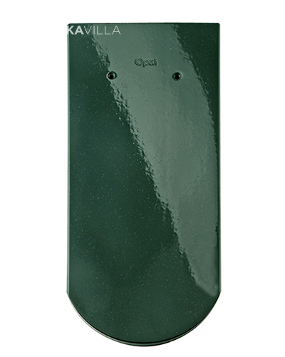 Керамическая черепица Braas Опал Зеленый бриллиант (сосновый) Топ глазурь