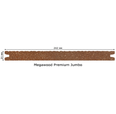 Изображение 5 Террасная доска MEGAWOOD PREMIUM Solid (сплошная) Jumbo