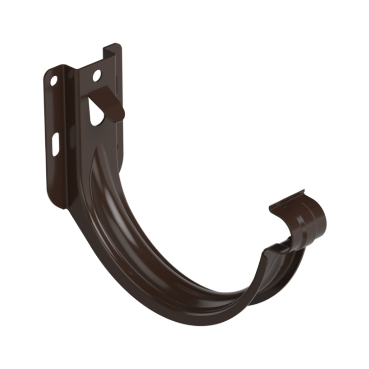 Кронштейн ринви універсальний металевий Galeco PVC 130 шоколадно-коричневий